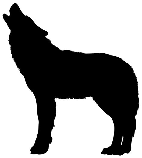 wolf clipart|howling wolf clip art free.